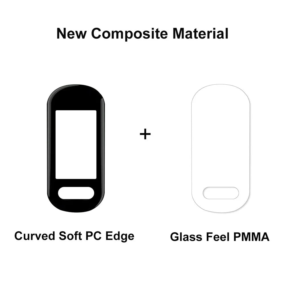 ENKAY HAT PRINCE For GarminSmart 5 Screen Protector HD Clear Soft PC Edge + PMMA 3D Curved Full Cover Full Glue Screen Cover Film - 3