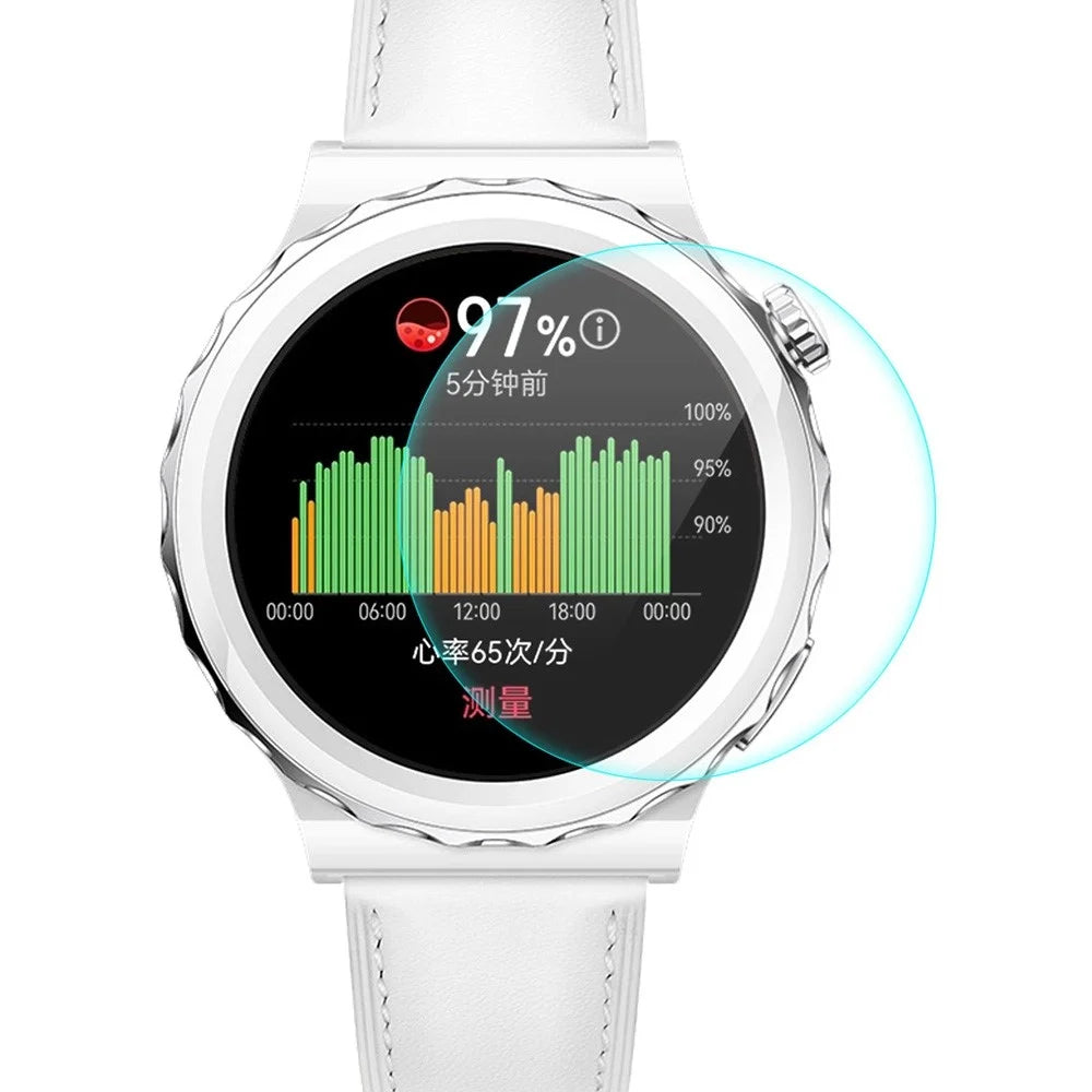ENKAY HAT PRINCE for Huawei Watch GT 3 Pro 43mm Anti-Scratch 0.2mm 9H High Aluminium-silicon Glass HD Tempered Glass Film Watch Screen Protector - 1