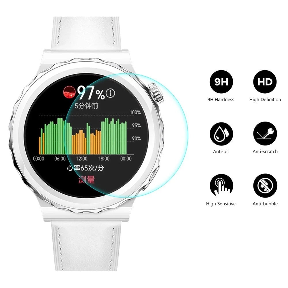 ENKAY HAT PRINCE 2Pcs/Set for Huawei Watch GT 3 Pro 43mm Anti-Scratch Smart Watch Screen Protector 0.2mm 9H High Aluminium-silicon Glass HD Tempered Glass Film - 2