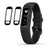 For Garmin Vivosmart 5 2Pcs/Set 3D Curved Edge PMMA Soft Wear-resistant Film Screen Protective Protector - 1