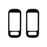 For Garmin Vivosmart 5 2Pcs/Set 3D Curved Edge PMMA Soft Wear-resistant Film Screen Protective Protector - 2