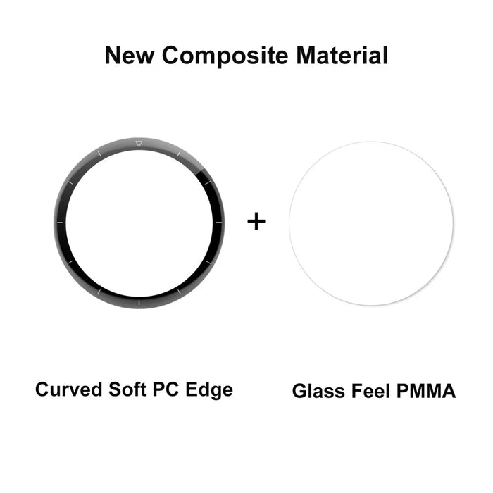 ENKAY HAT PRINCE For Watch GT 3 Pro 46mm Anti-bubble Full Coverage Protector 3D Curved Soft PC Edge + PMMA Ultra Clear Protective Film - 3