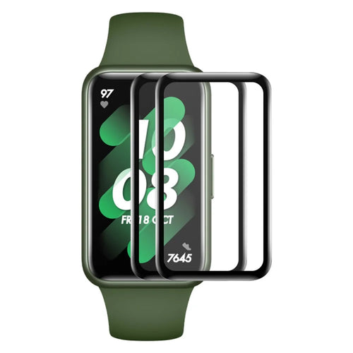 ENKAY HAT PRINCE 2Pcs/Set for Huawei Band 7/Band 6/Honor Band 6 3D Curved Soft PC Edge + PMMA Ultra Clear Protective Film High Transparency Full Coverage Protector - 1