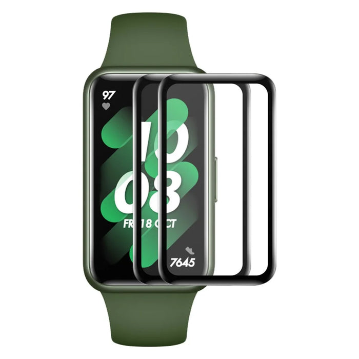 ENKAY HAT PRINCE 2Pcs/Set for Huawei Band 7/Band 6/Honor Band 6 3D Curved Soft PC Edge + PMMA Ultra Clear Protective Film High Transparency Full Coverage Protector - 1