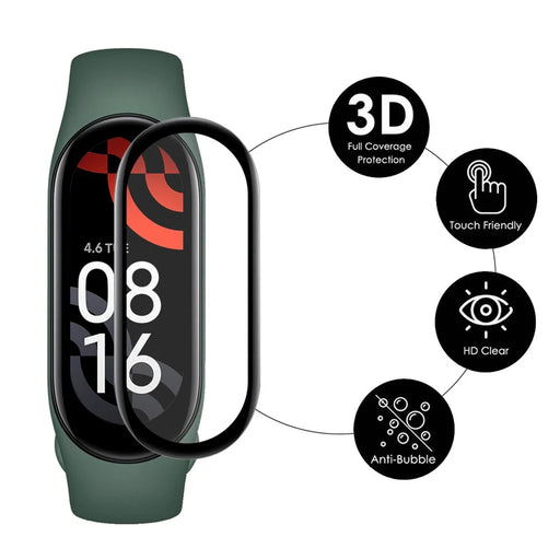 ENKAY 2Pcs / Set Screen Protector for Xiaomi Mi Band 7 3D Curved Soft PC Edge + Ultra Clear PMMA Full Screen Film - 2