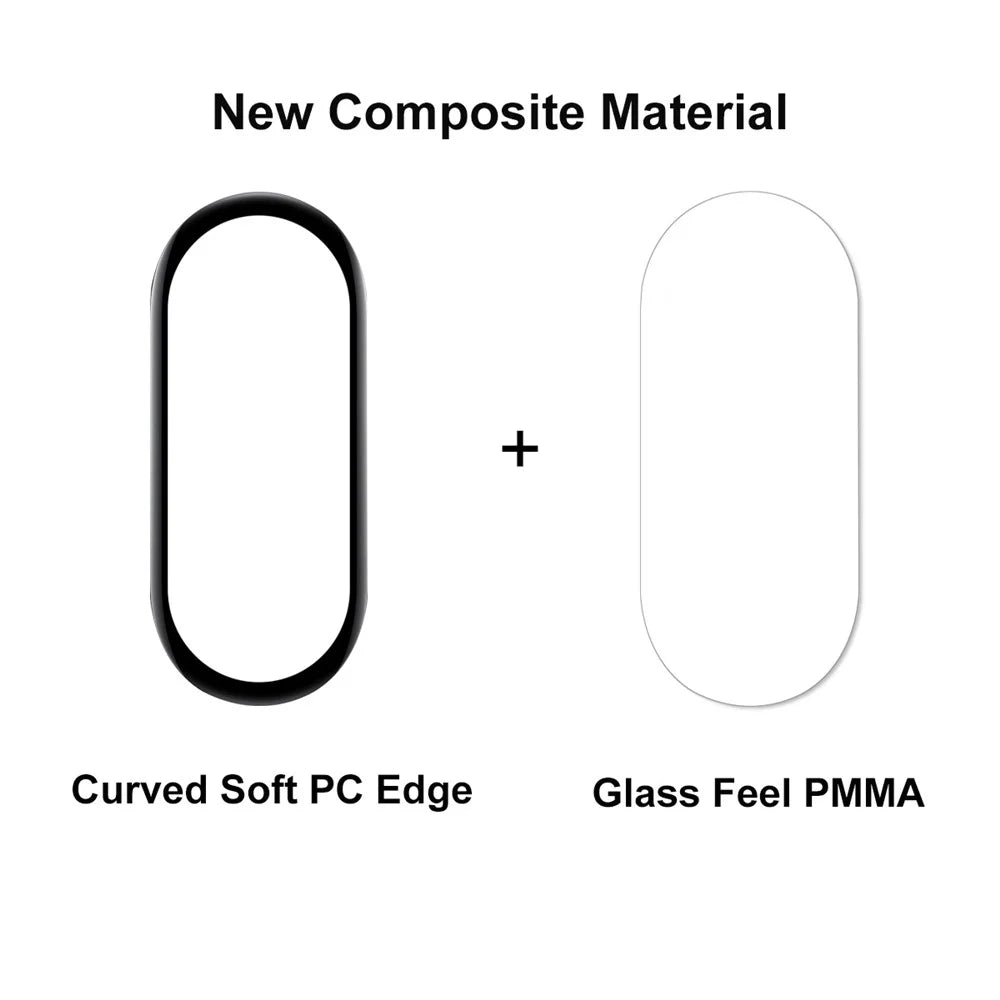 ENKAY HAT PRINCE For Xiaomi Mi Band 7 Full Screen Protector 3D Curved Soft PC Edge + PMMA HD Clear Protective Film - 3