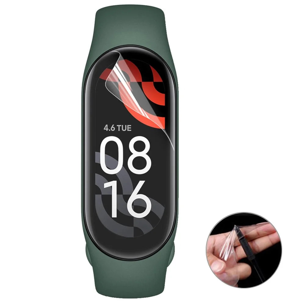 HAT PRINCE for Xiaomi Mi Band 7 Full Glue Anti-explosion Full Coverage Soft TPU Screen Protective Film - 2
