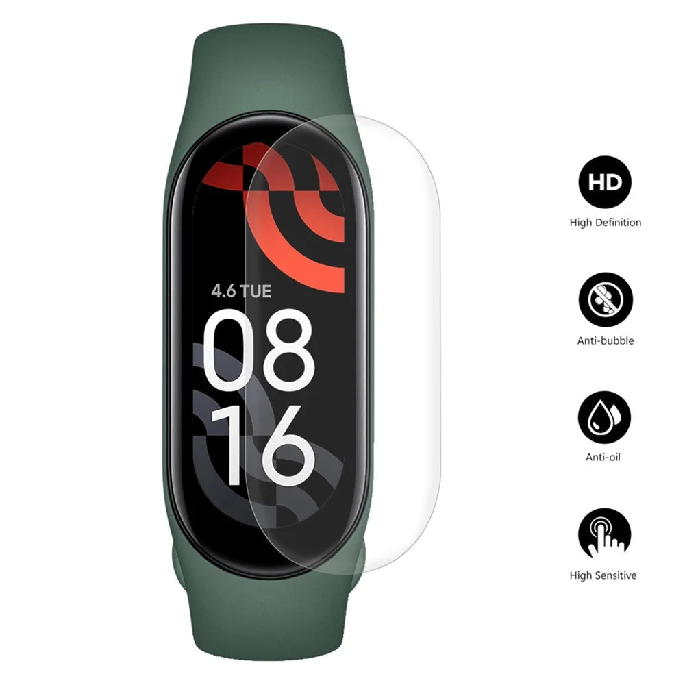 HAT PRINCE for Xiaomi Mi Band 7 Full Glue Anti-explosion Full Coverage Soft TPU Screen Protective Film - 3