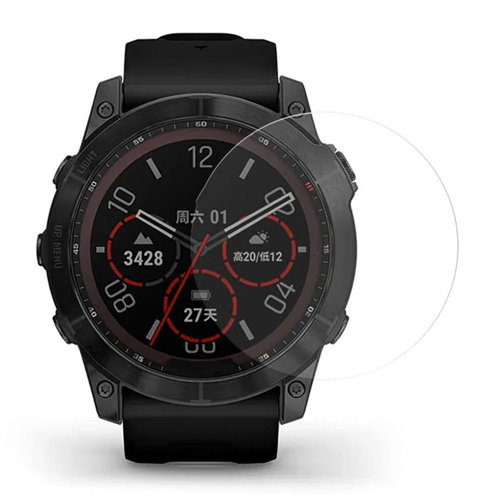 For Garmin Fenix 7/Quatix 7 47mm Ultra Clear Screen Protector Flexible TPU Anti-scratch Screen Protective Film - 1