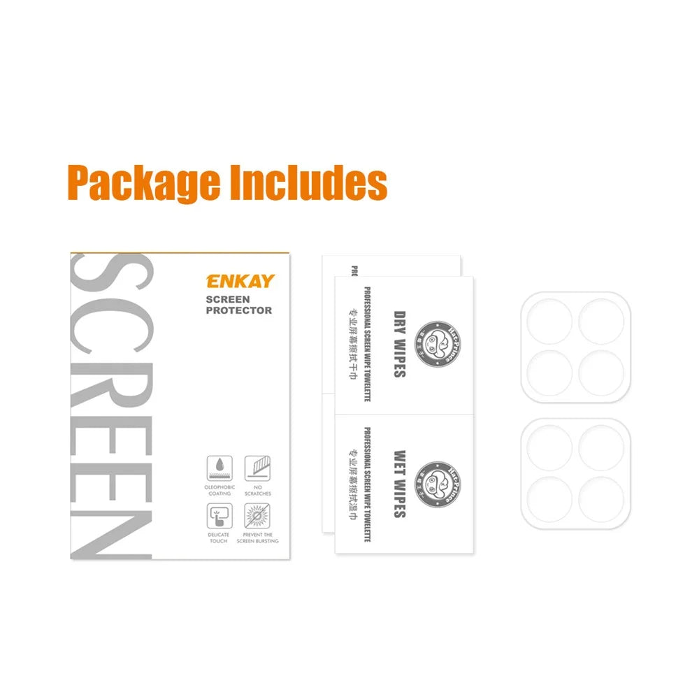 ENKAY HAT PRINCE 2Pcs / Set for Samsung Galaxy M33 5G (Global Version) / M53 5G Camera Lens Protector 0.2mm Ultra Slim Full Glue High Aluminum-silicon Glass Film - 5