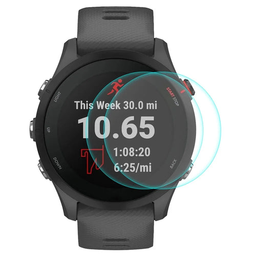 ENKAY HAT PRINCE 2Pcs / Set Watch Screen Film for Garmin Forerunner 255, 0.2mm HD Clear Full Glue High Aluminum-silicon Glass Protector - 1