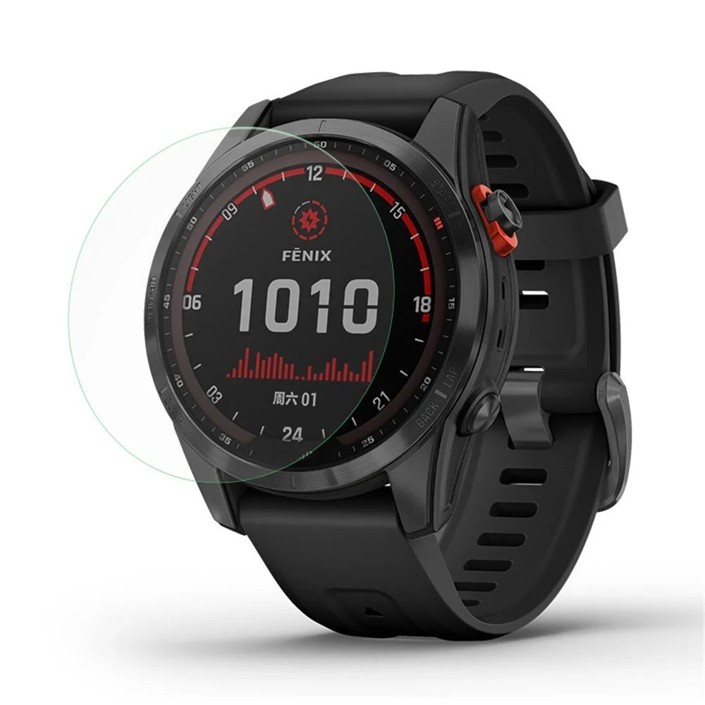 36mm Anti-explosion TPU Film for Garmin Fenix 7S 42mm Smart Watch HD Clear Screen Protector - 1