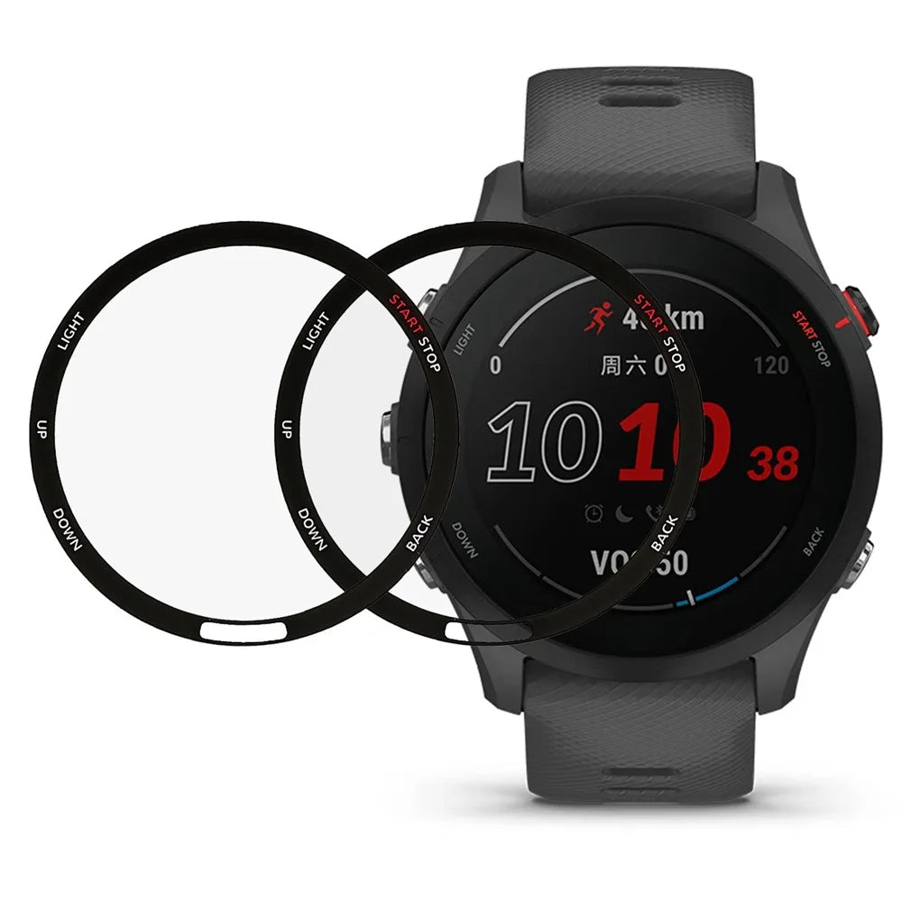 2Pcs / Set Screen Protector for Garmin Forerunner 255, PMMA Anti-scratch Anti-fingerprint Screen Protective Film - 1