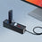 KAWAU H302-100CM Magnetic Design USB Splitter Multi USB Port Expander with Micro-B Charging Port 4-port USB 3.0 Hub with 100cm Cable - 7