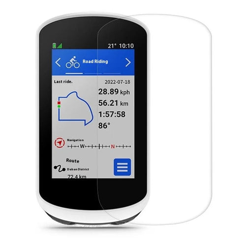 For Garmin Edge Explore 2 Cycle Computer Screen Protector Anti-scratch Explosion-proof TPU Film - 1
