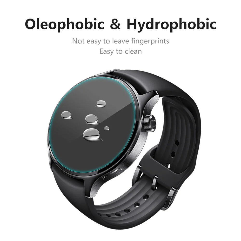 ENKAY HAT PRINCE for Xiaomi Watch S1 Pro Screen Protector 0.2mm 9H Hardness High Aluminum-silicon Glass Anti-scratch Film - 4