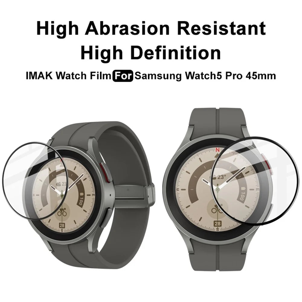 IMAK For Samsung Galaxy Watch 5 Pro 45mm High Definition PMMA Screen Protector Ultra-slim Anti-scratch Film - 4