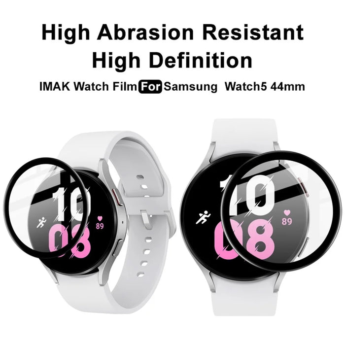 IMAK For Samsung Galaxy Watch 5 44mm Screen Protector Ultra Clear Scratch-resistant PMMA Watch Screen Film - 4