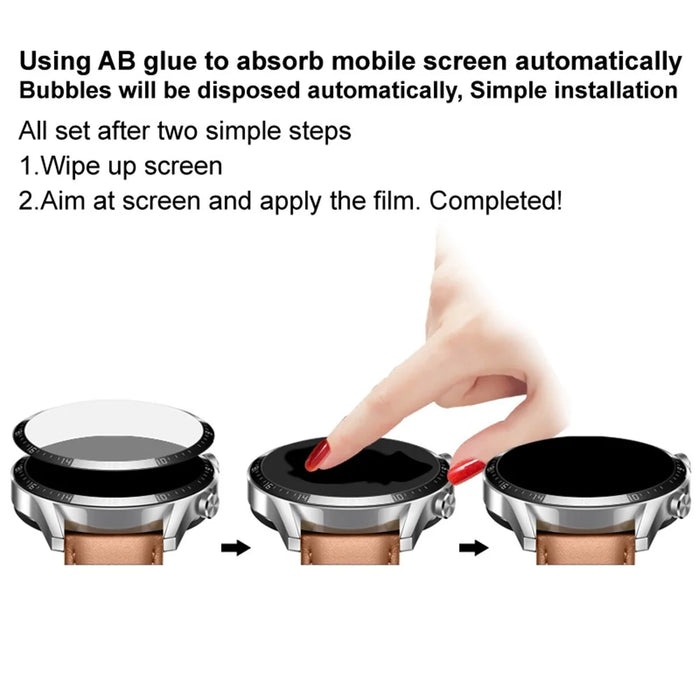 IMAK For Samsung Galaxy Watch 5 44mm Screen Protector Ultra Clear Scratch-resistant PMMA Watch Screen Film - 7