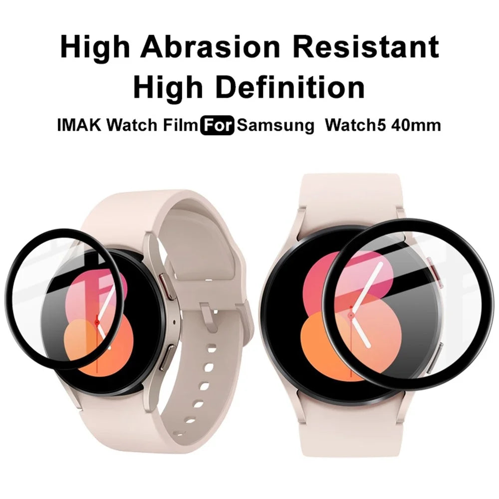IMAK For Samsung Galaxy Watch 5 40mm PMMA Screen Protector Anti-abrasion Sensitive Touch Protective Watch Film - 4