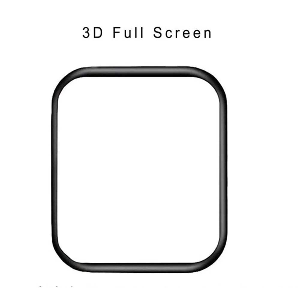 For Apple Watch Series 8 45mm Anti-scratch HD Clear Full Glue Screen Protector 3D Curved Full Coverage Tempered Glass Film - 2
