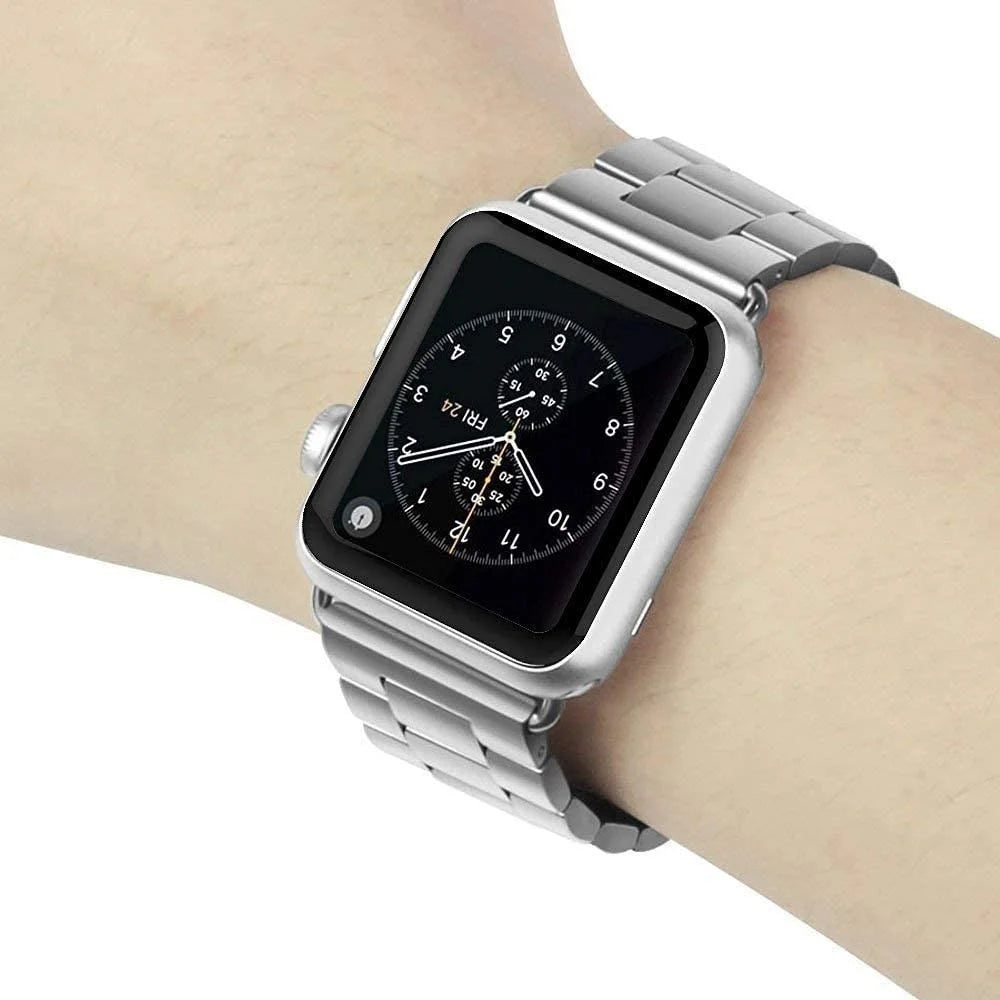 For Apple Watch Series 8 45mm Anti-scratch HD Clear Full Glue Screen Protector 3D Curved Full Coverage Tempered Glass Film - 4