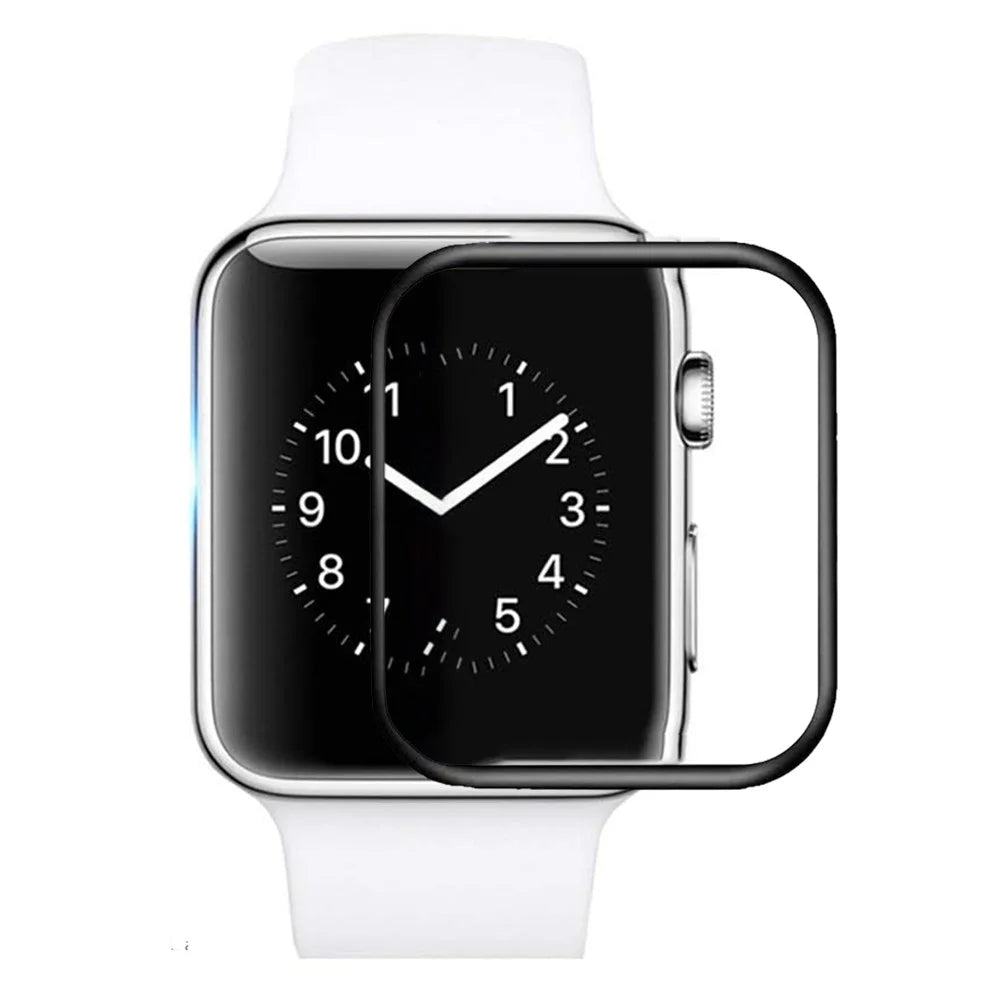For Apple Watch Ultra 3 / Ultra 2 / Ultra 49mm Full Coverage Tempered Glass Screen Protector HD Clear Full Glue Anti-explosion 3D Curved Screen Cover - 1
