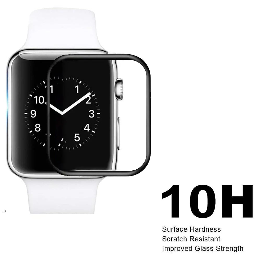 For Apple Watch Ultra 3 / Ultra 2 / Ultra 49mm Full Coverage Tempered Glass Screen Protector HD Clear Full Glue Anti-explosion 3D Curved Screen Cover - 5