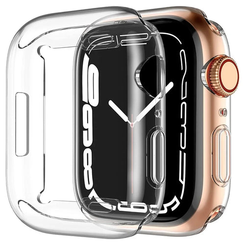 Anti-fall Watch Case For Apple Watch Ultra 3 49mm / Ultra 3 / Ultra 2 / Ultra 49mm, Transparent Soft TPU HD High Sensitivity Watch Screen Protector - 1