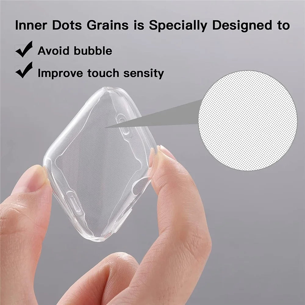 Anti-fall Watch Case For Apple Watch Ultra 3 49mm / Ultra 3 / Ultra 2 / Ultra 49mm, Transparent Soft TPU HD High Sensitivity Watch Screen Protector - 6