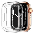 For Apple Watch SE3 / SE2 / SE1 /  6 / 5 / 4 44mm Transparent Watch Case Quick Release TPU Cover Shockproof Smart Watch Protective Case - 1