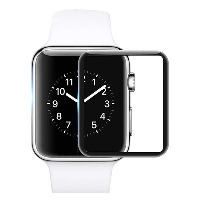 For Apple Watch SE3 / SE2 / SE1 / 6 / 5 / 4 44mm HD Clear Tempered Glass Screen Protector Full Glue Full Coverage Anti-Scratch 3D Curved Screen Cover - 1
