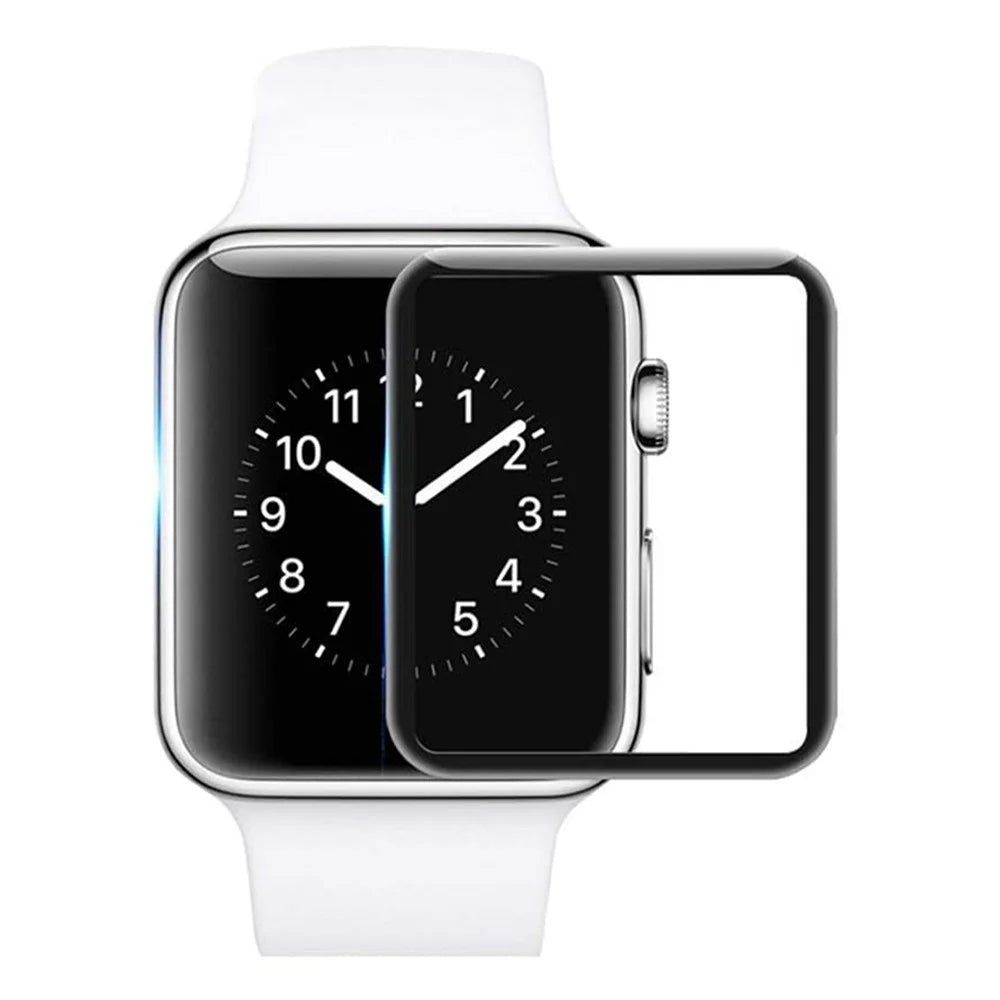 For Apple Watch SE3 / SE2 / SE1 / 6 / 5 / 4 40mm Tempered Glass Screen Protector HD Clear Full Glue Full Coverage Anti-explosion 3D Curved Screen Cover - 1