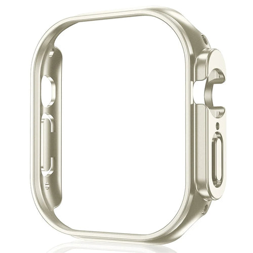 For Apple Watch Ultra 3 / Ultra 2 / Ultra 49mm Watch Case Quick Release Hollow PC Cover Shockproof Smart Watch Protective Case - Starlight - 1