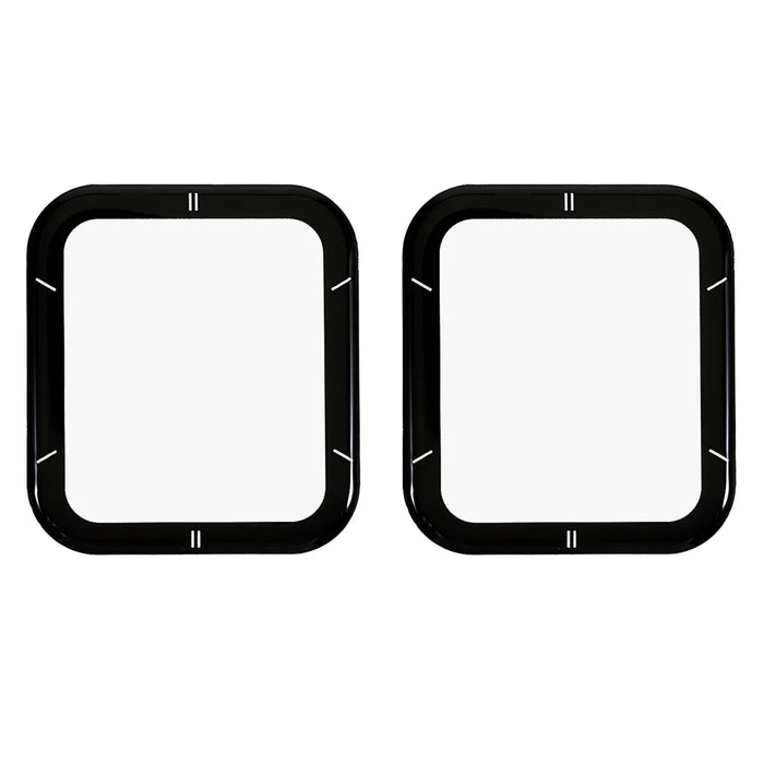 For Garmin Venu Sq 2 2Pcs  /  Pack HD PMMA Smart Watch Screen Protector Smooth 3D Curved Full Coverage Screen Film (Stripes Pattern) - 2