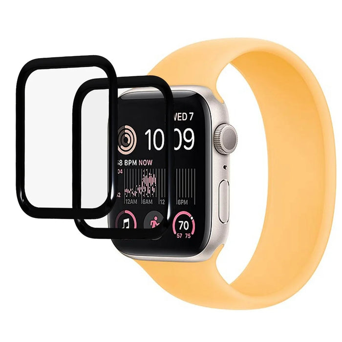 For Apple Watch SE3 / SE2 / SE1 / 6 / 5 / 4 44mm 2Pcs / Pack 3D Curved HD Screen Protector Full Coverage Soft PMMA Scratch-Proof Watch Screen Film - 1