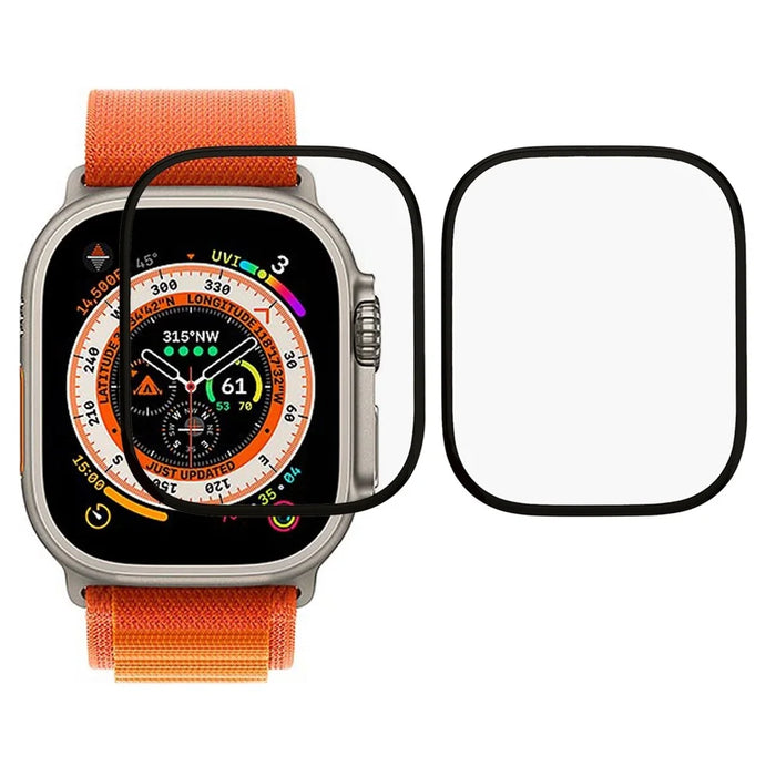 2Pcs / Pack Anti-Scratch Screen Protector for Apple Watch Ultra 3 / Ultra 2 / Ultra 49mm Full Coverage Soft PMMA 3D Curved HD Watch Screen Film - 1