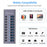 USB 3.0 Charging Station 10-Port Charger Expansion Power Hub Charging Dock with Independent Switch - US Plug - 6