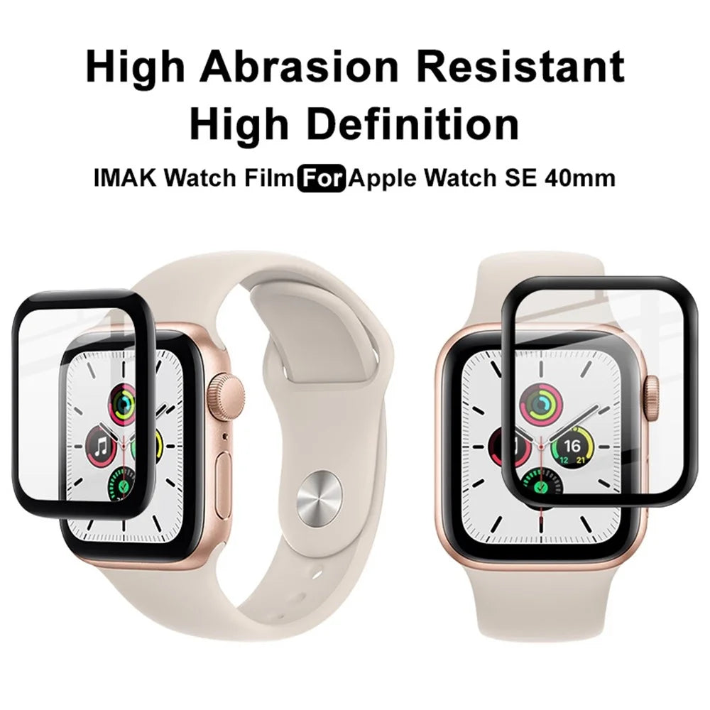 IMAK For Apple Watch SE3 / SE2 / SE1 / 6 / 5 / 4 40mm HD Ultra-thin Screen Protector Anti-Abrasion Smooth Touch PMMA Protective Film - 3