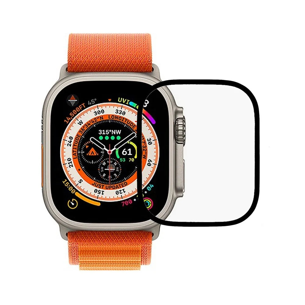 PMMA Screen Protector for Apple Watch Ultra 3 / Ultra 2 / Ultra 49mm Scratch Resistant Screen Protector Full Coverage HD Watch Screen Film - 1