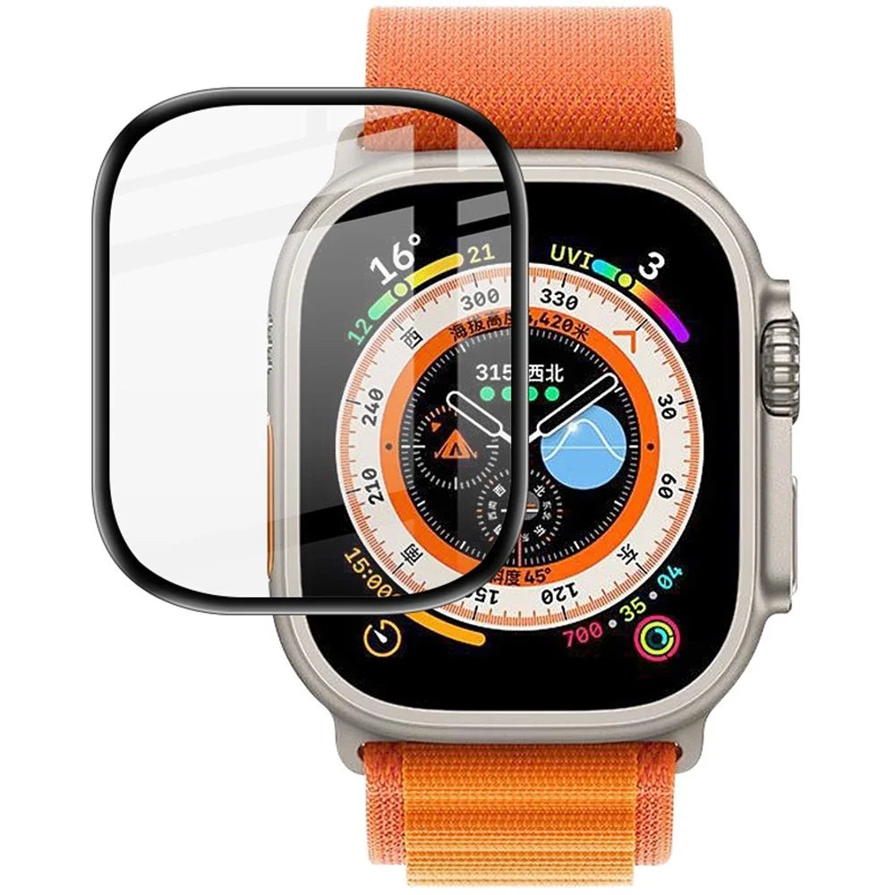 IMAK for Apple Watch Ultra 3 / Ultra 2 / Ultra 49mm HD Ultra-thin Screen Protector Anti-Abrasion Smooth Touch PMMA Watch Screen Film - 1