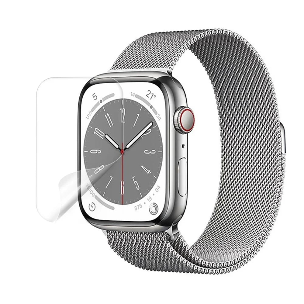 For Apple Watch Series 9 / 8 / 7 45mm Scratch Resistant Screen Protector Soft TPU Screen Film Guard - 1