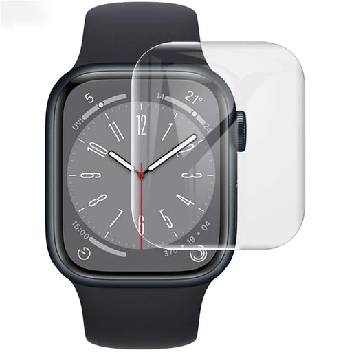 IMAK 2Pcs / Set for Apple Watch Series 9 / 8 / 7 45mm Hydrogel Film III Curved Surface Transparent TPU Film Anti-scratch Screen Protector - 1