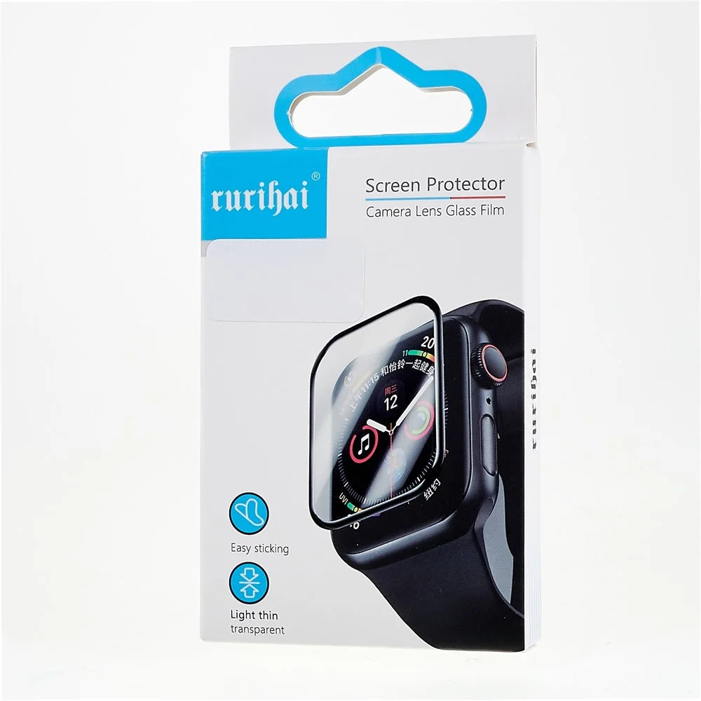 RURIHAI For Apple Watch Ultra 3 / Ultra 2 / Ultra 49mm PMMA Screen Protector 3D Curved Full Glue Ultra Thin Soft Film - 7