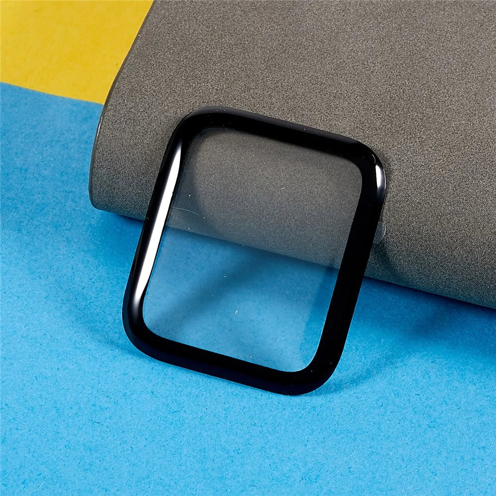 RURIHAI For Apple Watch Series 9 / 8 / 7 41mm PMMA Screen Protector Full Glue 3D Curved Soft Edge Protective Film - 3