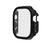 For Apple Watch Ultra 3 / Ultra 2 / Ultra 49mm Hard PC Watch Case Tempered Glass Screen Protector Drop-proof Shell with Button Cover - Black - 1