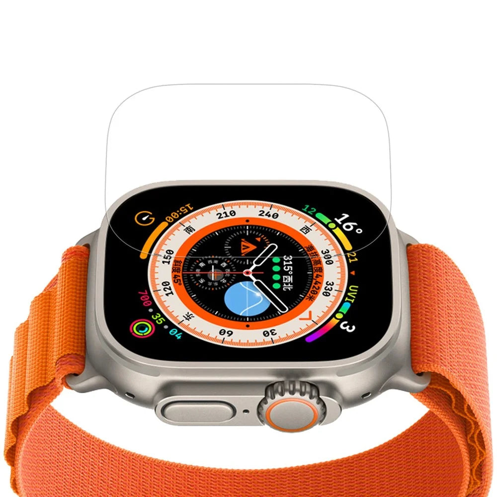 NILLKIN H+Pro for Apple Watch Ultra 3 / Ultra 2 / Ultra 49mm Screen Protector Anti-Scratch Anti-fingerprint AGC Glass Watch Film - 3