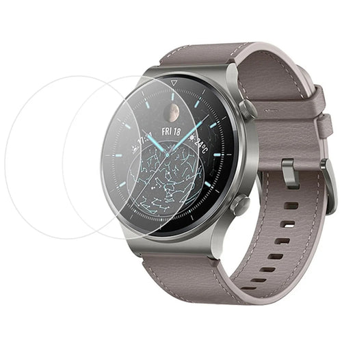 2Pcs / Set Tempered Glass Screen Protector for Huawei Watch GT 2 Pro HD Clear Bubble Free Full Coverage Protective Film - 1