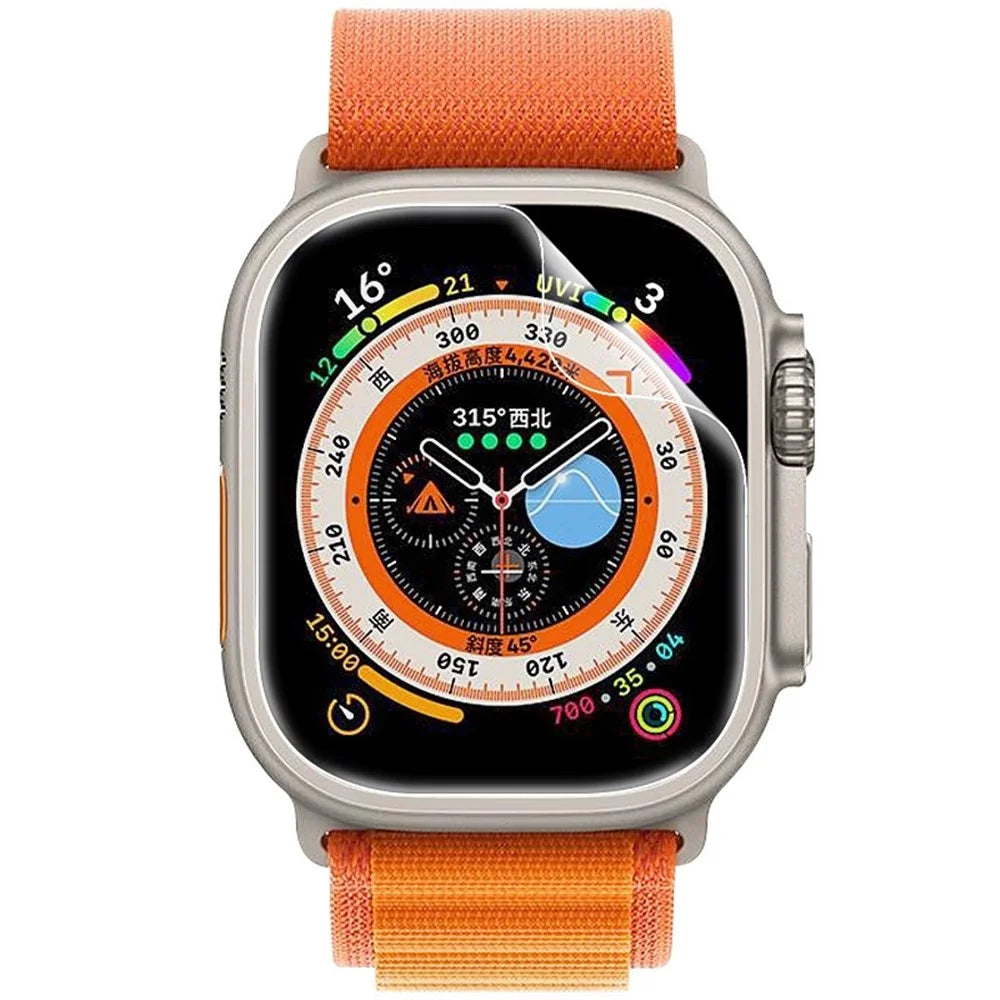 IMAK 2Pcs / Set Hydrogel Film III for Apple Watch Ultra 3 / Ultra 2 / Ultra 49mm, Full Coverage Curved Screen Protector Anti-scratch TPU Watch Screen Film - 2