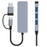 2013TU3 USB3.0 / Type-C Splitter 4 USB3.0 Ports USB Hub 4-in-1 Phone Laptop Computer Adapter - 5